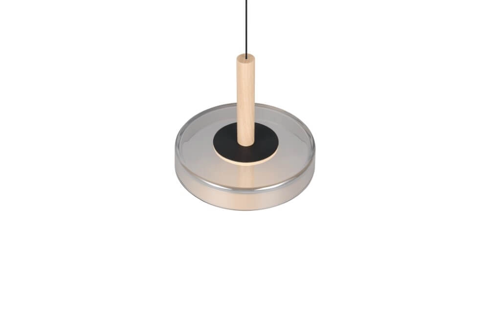 Led pendant light Celeste Ø 22cm - smoke glass Trio 4017807616880