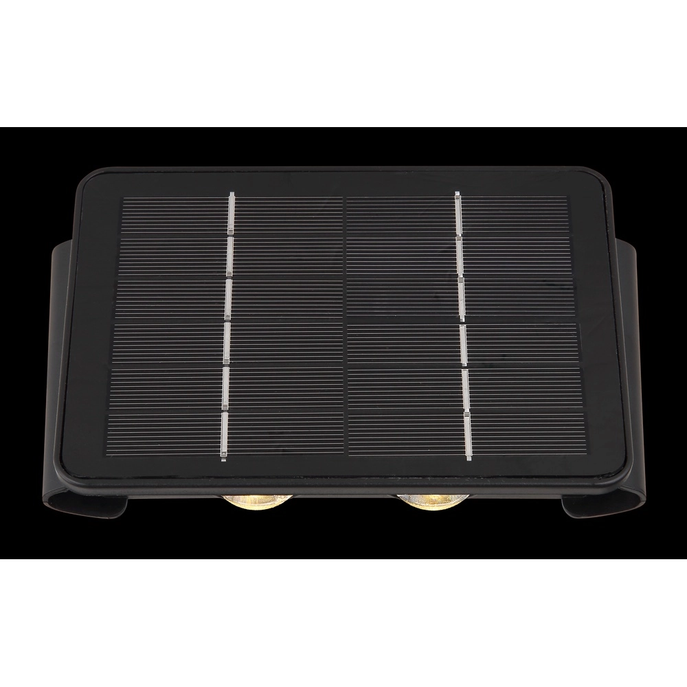 Solar wall lamp Lutron Black Globo 9007371451012