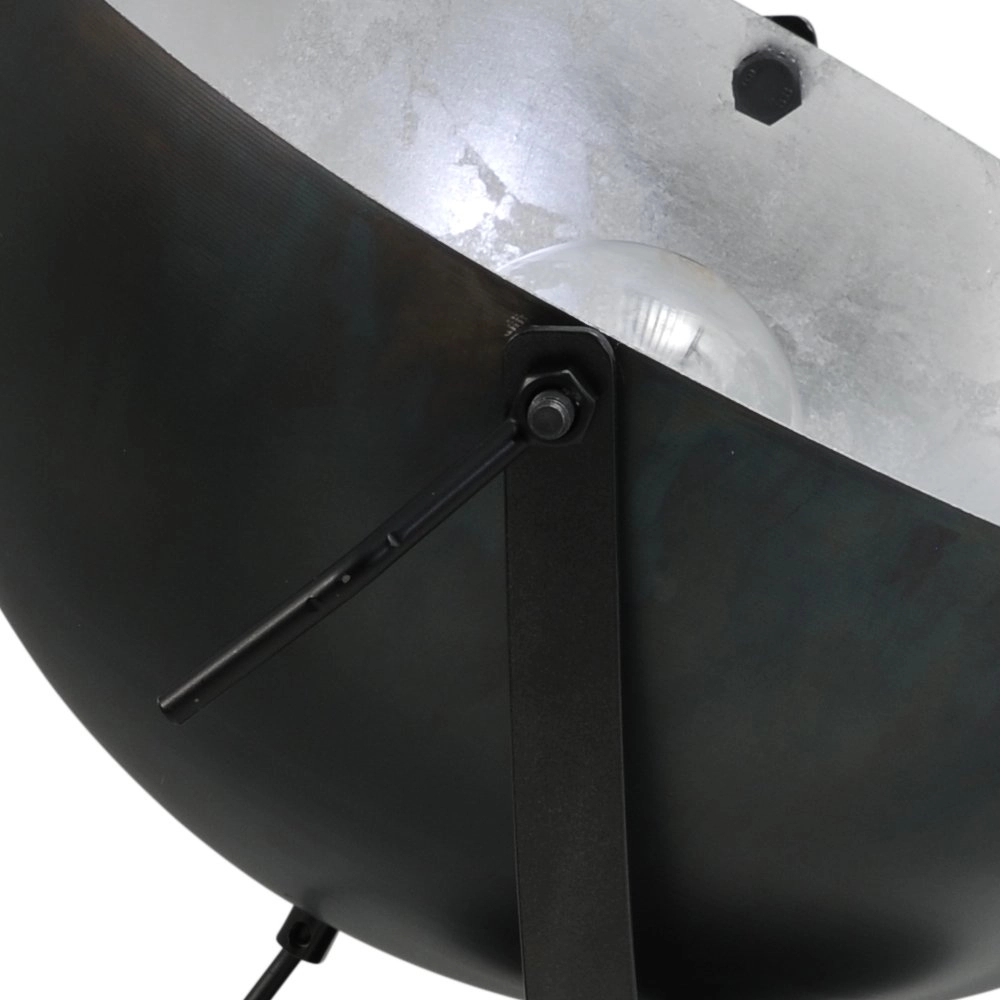 Floor lamp Larino 40 black with old silver Masterlight 8718121236834