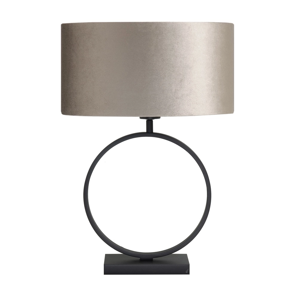 Design table lamp Siena black round