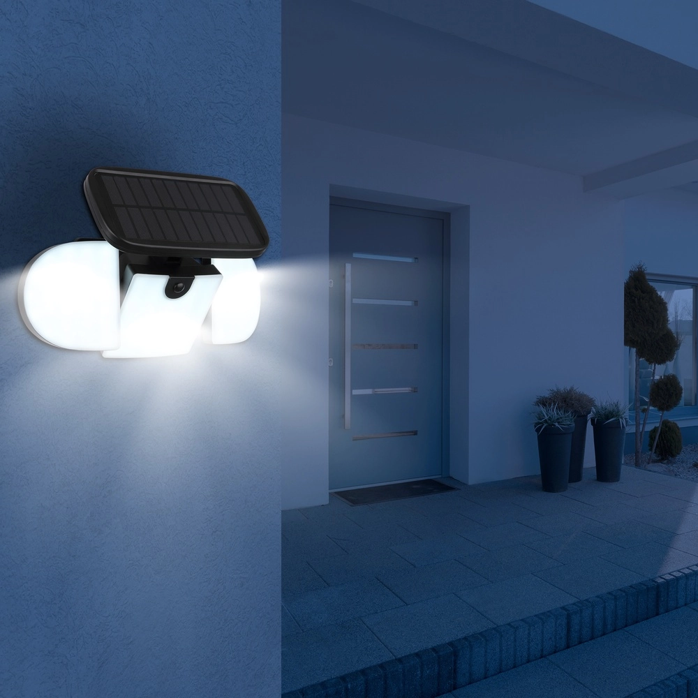 Black wall lamp Torqen Solar Globo 9007371459063