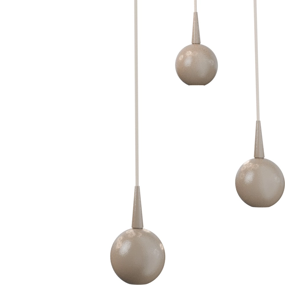 9-light pendant lamp Talana beige terra Ø 50cm DTW Masterlight 8718121399096
