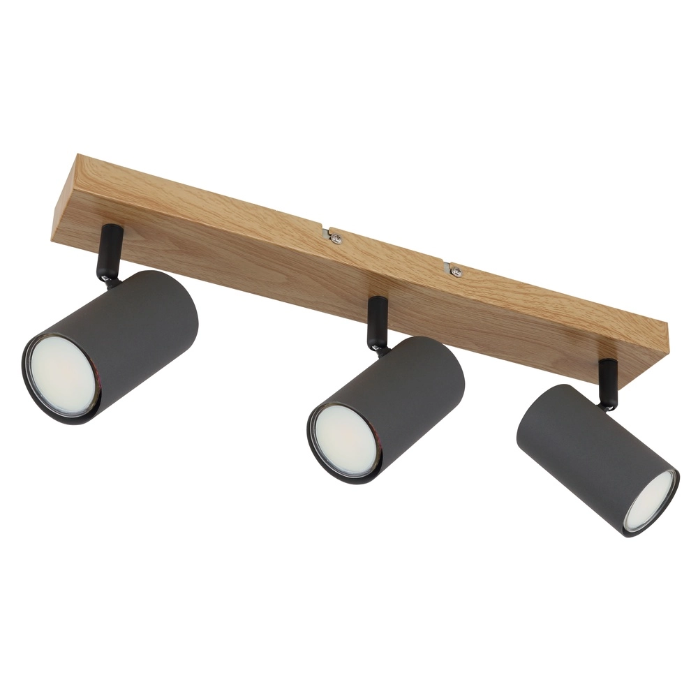 Ceiling lamp 3-lights Robby wood Globo 9007371442522