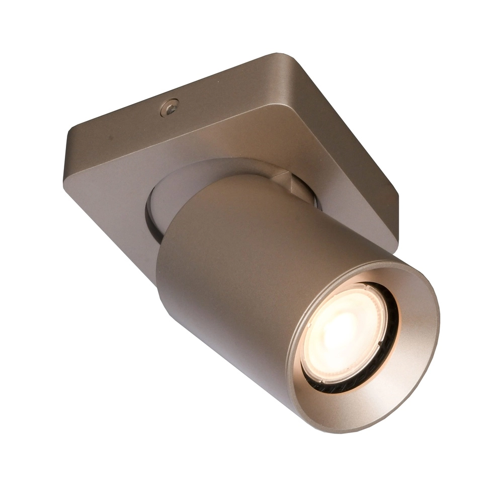 Surface-mounted spot Megano champagne