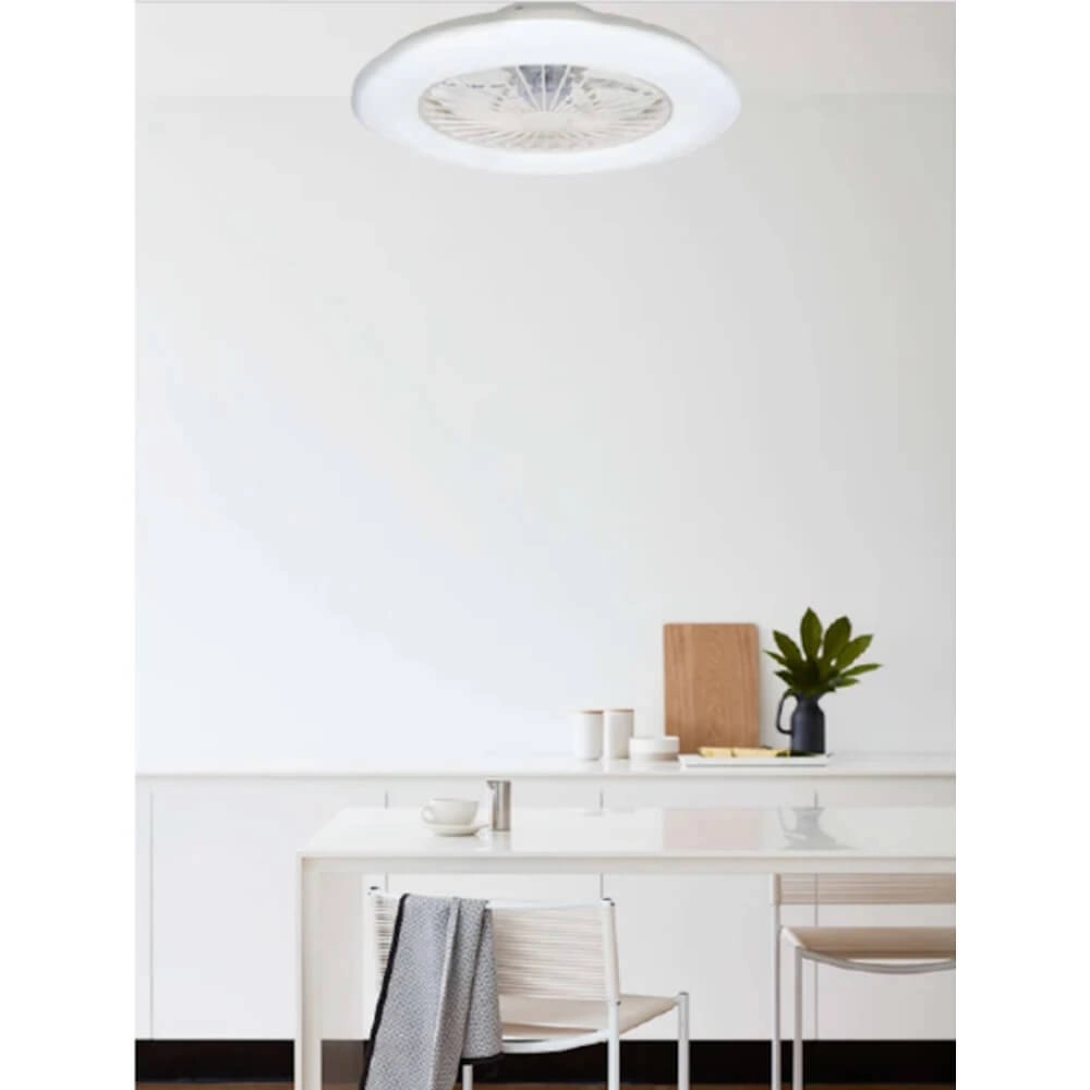 Ceiling fan with lighting Oslo white Beacon 9333509205272
