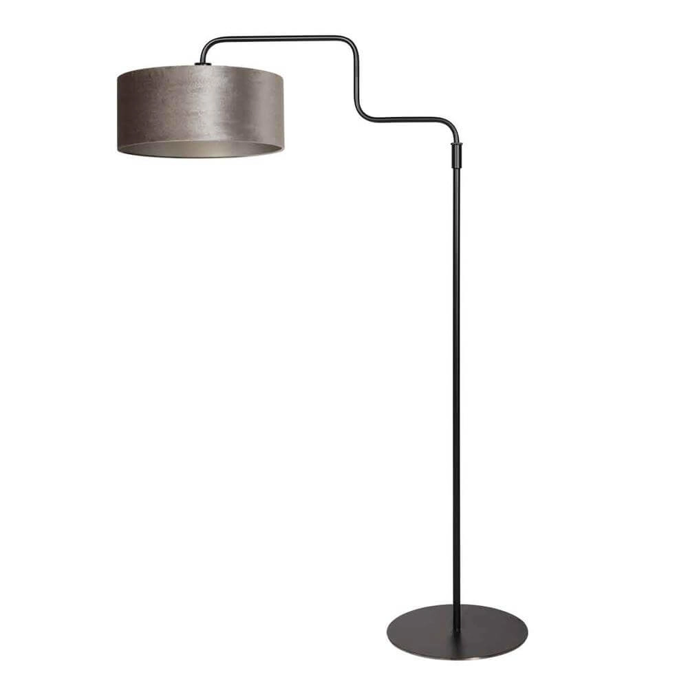 Floor lamp Bloeba black with silver cap Steinhauer 8712746176995