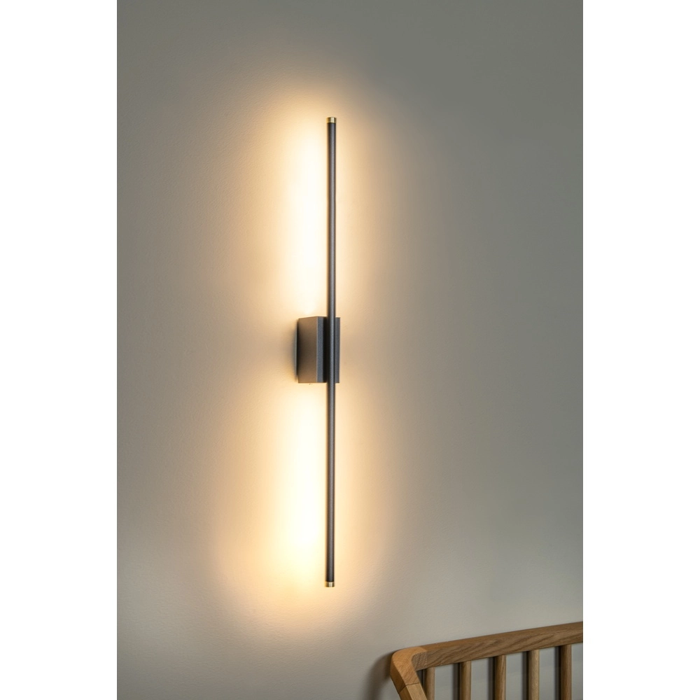 Wall lamp Marnik 59cm black Premium by Lucide 5411212421166