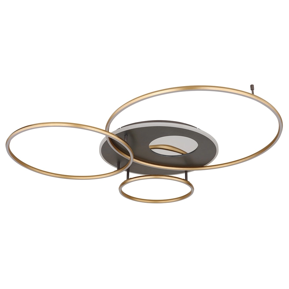Modern ceiling lamp Invertina gold 126cm Globo 9007371453016