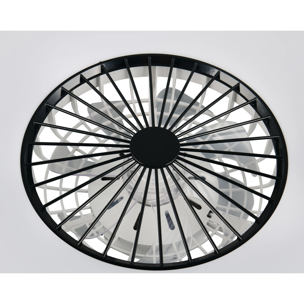 Design fan Svaerholt black Ø 60cm with RGB function Trio 4017807688795