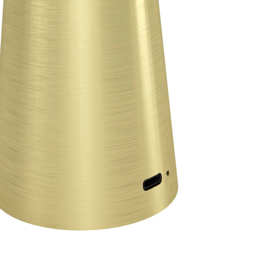Yellow copper table lamp Piccola Ø 13cm Eglo 9008606277780