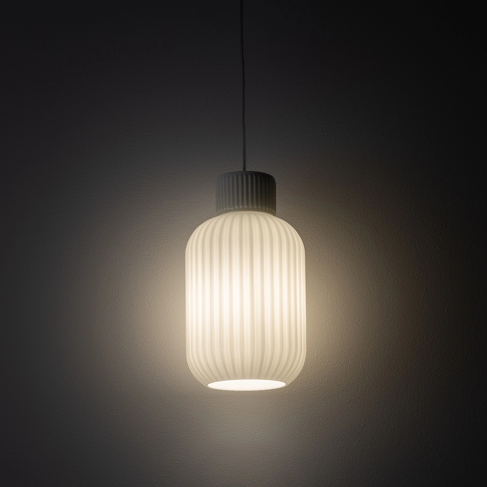 Pendant lamp Aurora sand brown Ø 14cm