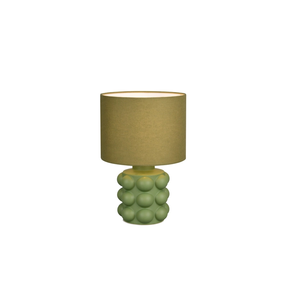 Table lamp Kate green Ø 20cm Trio 4017807662573