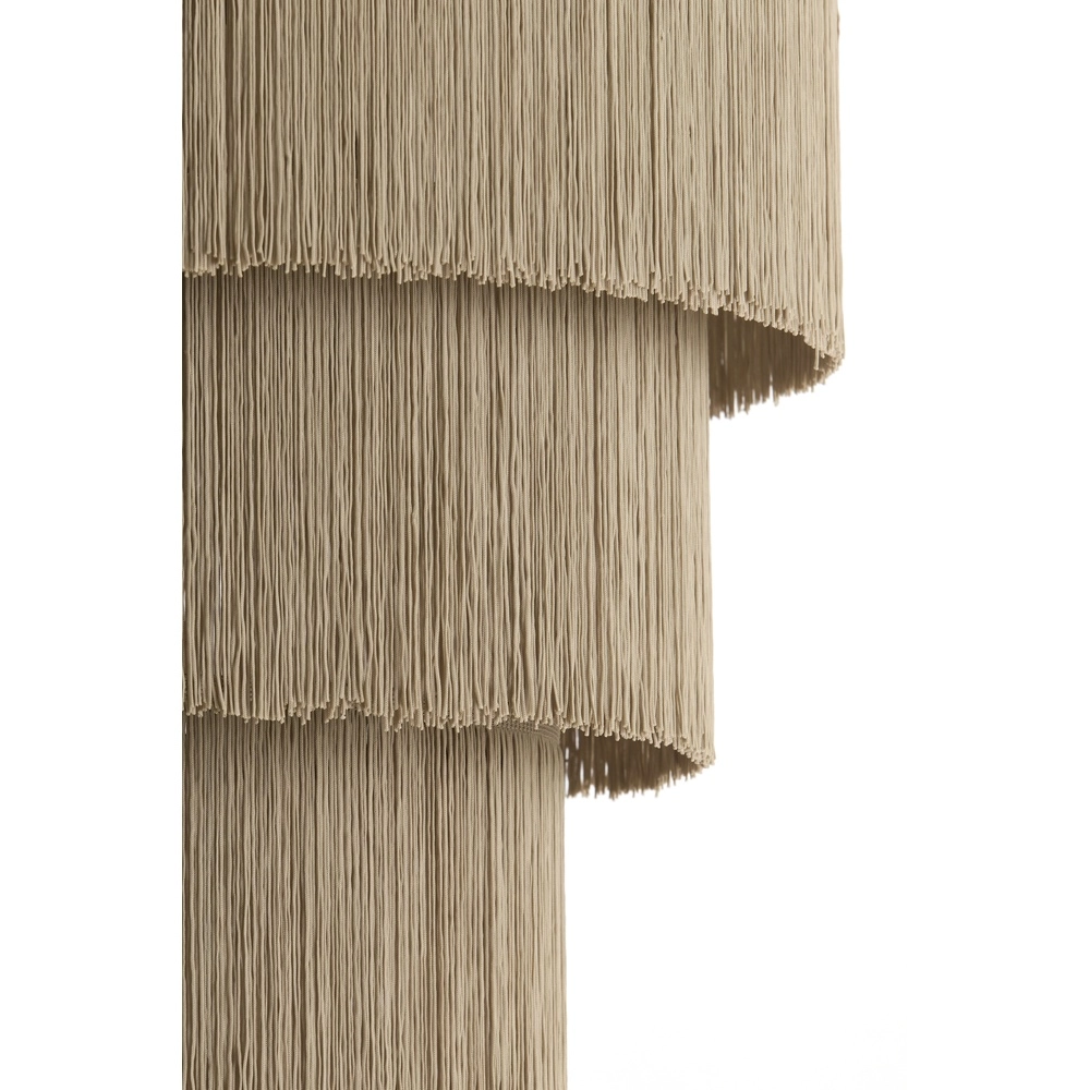 String pendant lamp Malaika Ø 45cm - taupe Light & Living 8717807816391