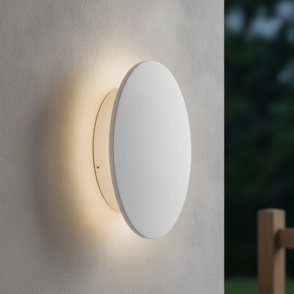 Round wall lamp Copper white Ø 30cm