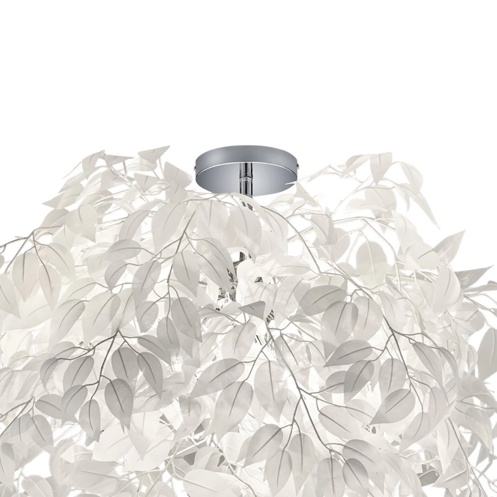 Ceiling light Leavy 70cm gray white Trio 4017807299755