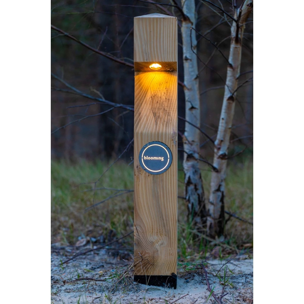 Wooden path lighting Eye 100 Accoya - 10x10x90cm - 2700K Timberlab 8716803513754