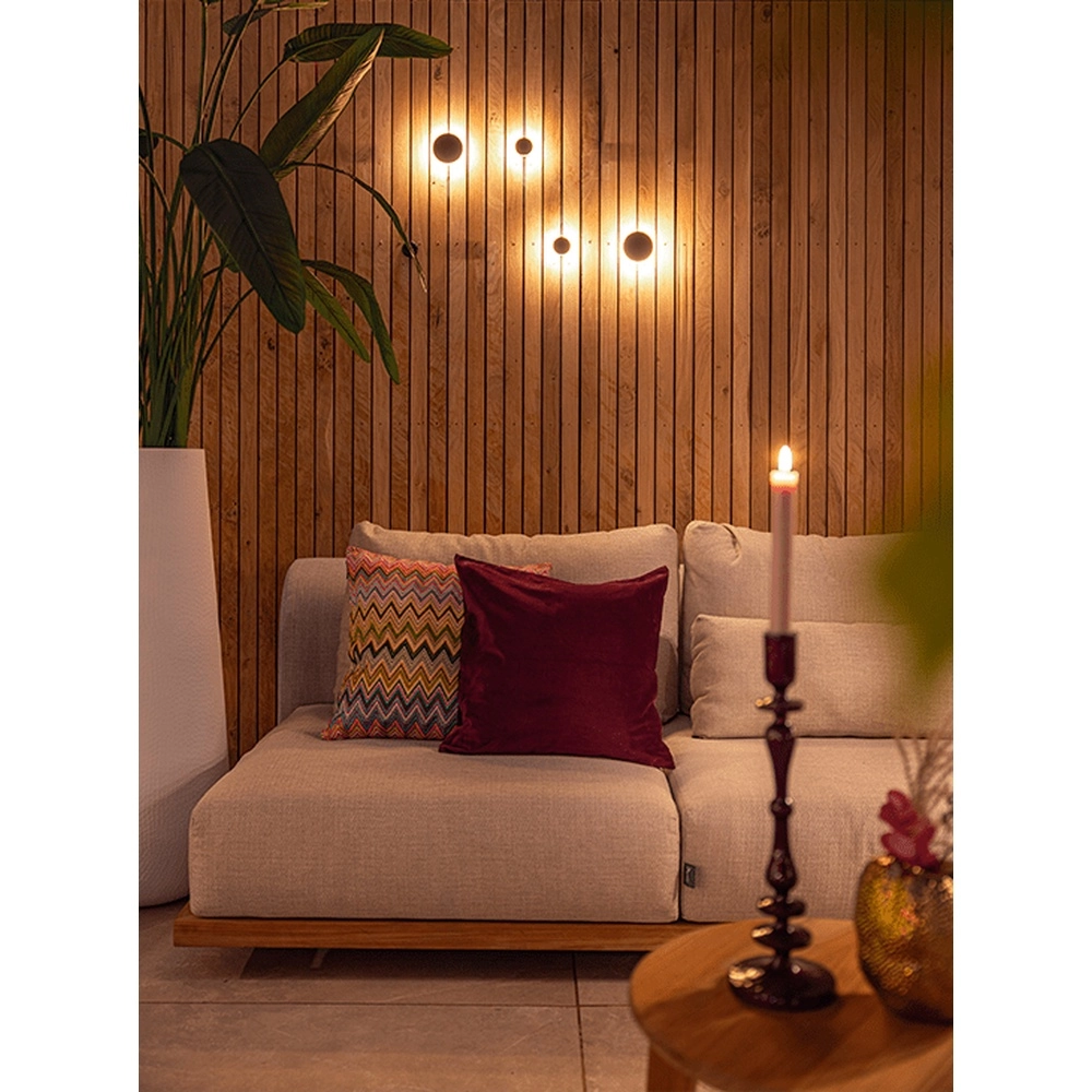 12 volt wall light Mini Sway Wall Black In-lite 8717051005435