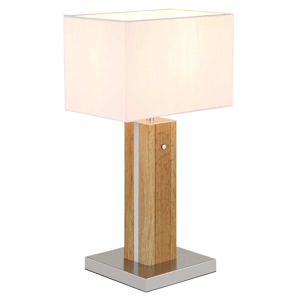 Wooden table lamp Forest with hood Globo 9007371592333
