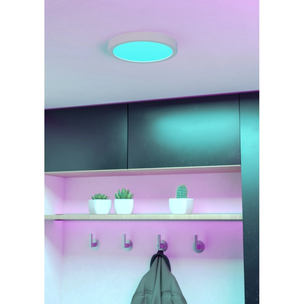 Ceiling light IP44 Fueva 6-Z round - white - Ø 21,1cm Eglo 9008606330546
