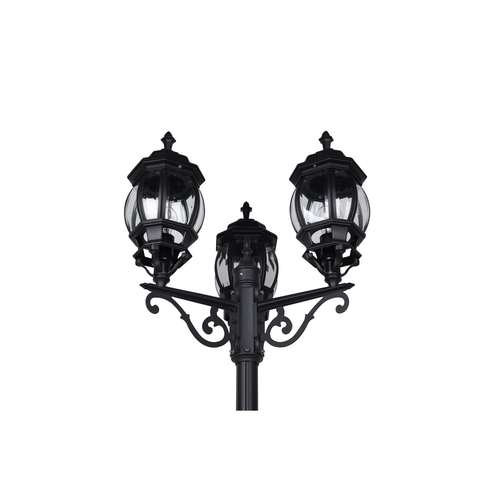 Lantern Elvo 3 crown black Trio 4017807543841