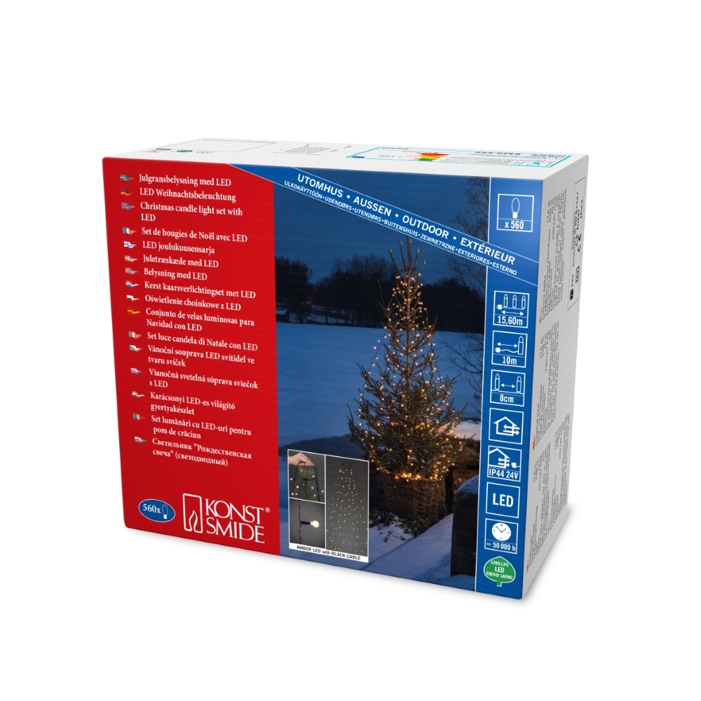 Light mantle 560 Led for Christmas tree KonstSmide 7318306329804