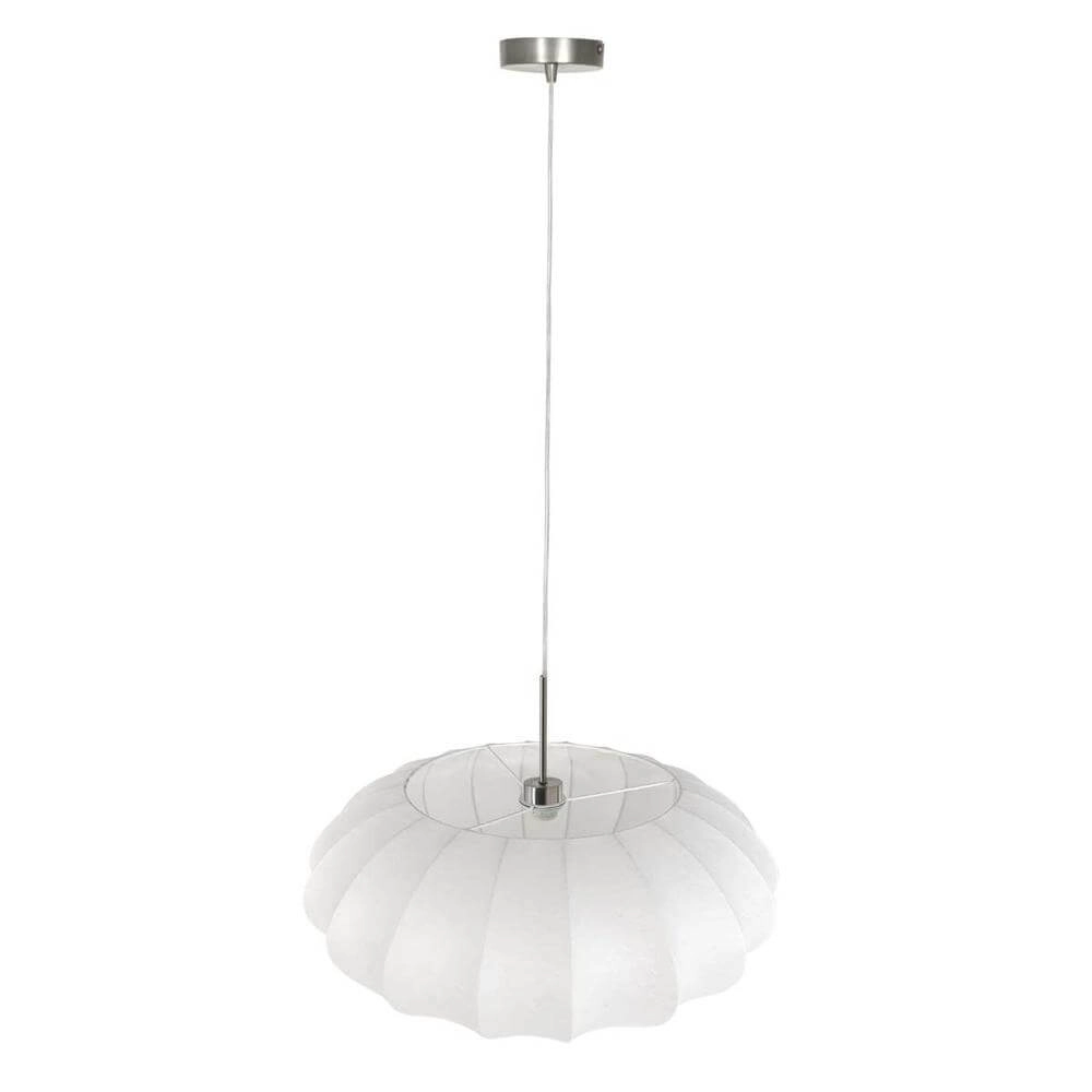 Pendant lamp Sparkled Light metal with white shade Steinhauer 8712746173130