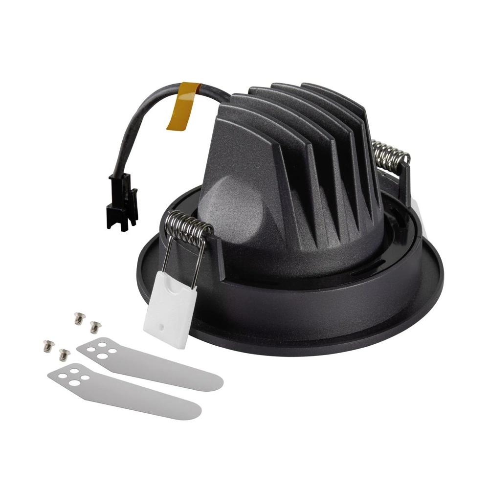 Recessed spotlight Numinos Move S black/white 2700K - 55deg SLV 4024163312608