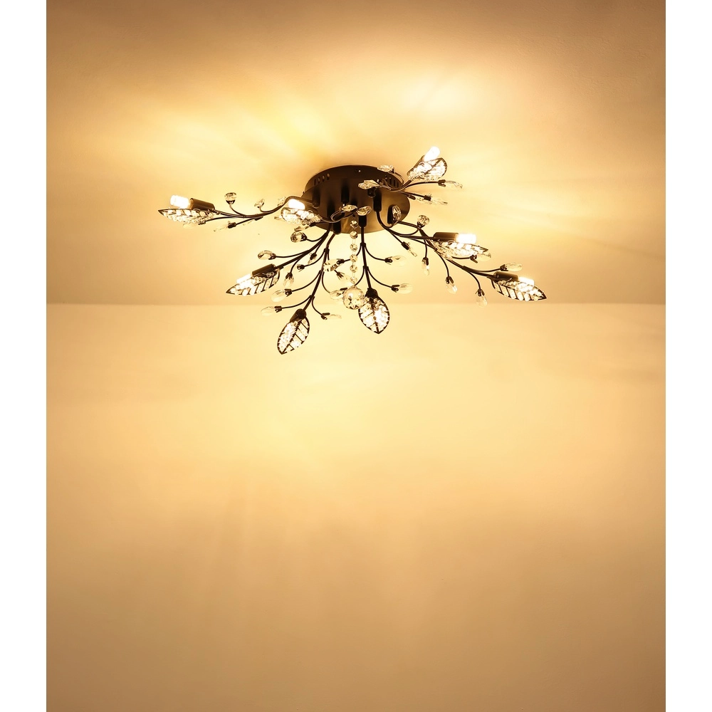 Classic ceiling lamp Janis Black Globo 9007371572151