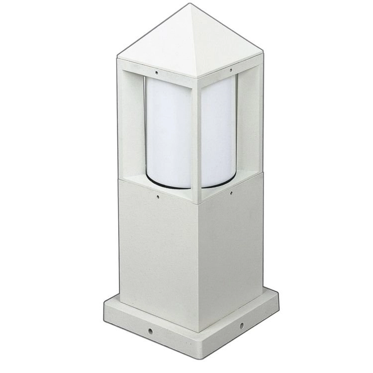 Garden lamp Triangle White