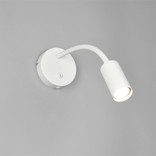 Wall light Taryn white with switch