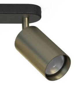 3-light surface-mounted spotlight Eye gold with black Lyora 5903139881890