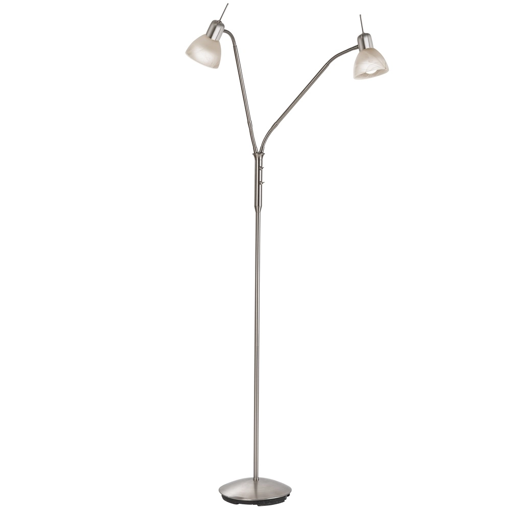 Double reading lamp Daytona nickel
