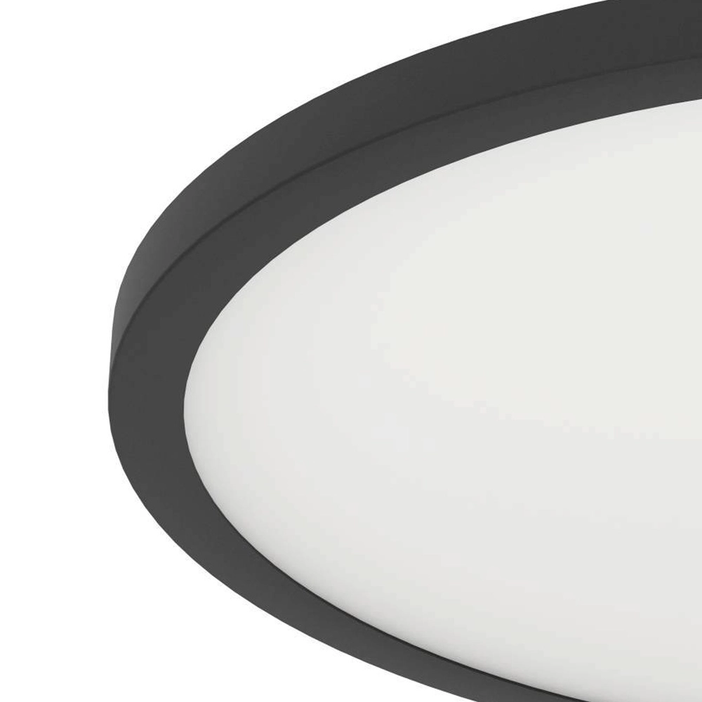 Smart Slim Ceiling Light Sarsina-Z Ø 45cm - black Eglo 9008606264063