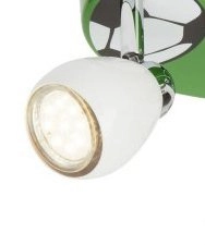 Children's room ceiling spotlight Soccer Brilliant 4004353190452