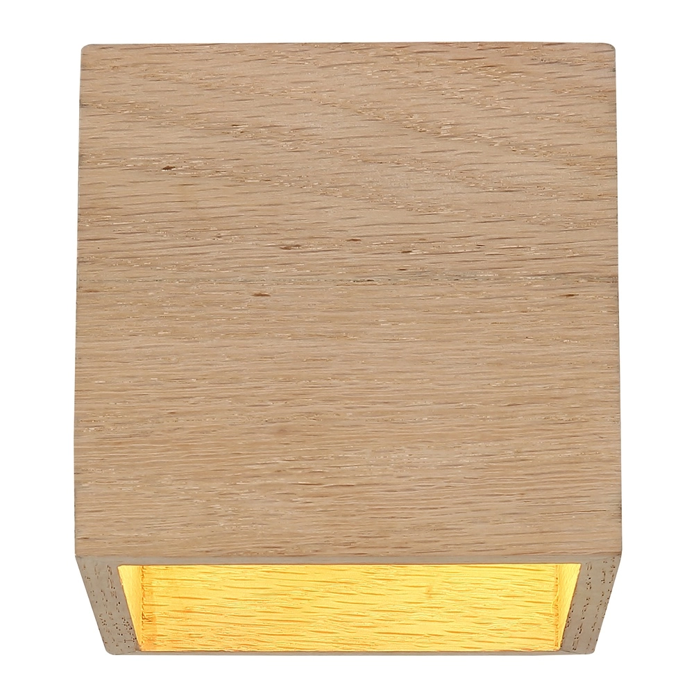 Wooden surface-mounted spotlight Edwin up & down Globo 9007371580323