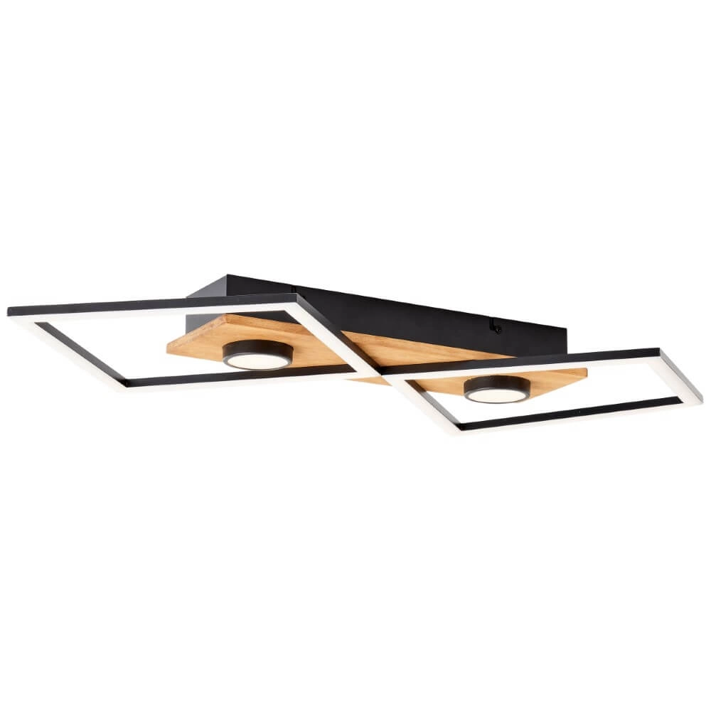Wooden led ceiling light Woodbridge M Brilliant 4004353409707
