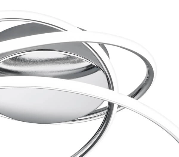 LED ceiling lamp Bologna chrome Trio 4017807525625