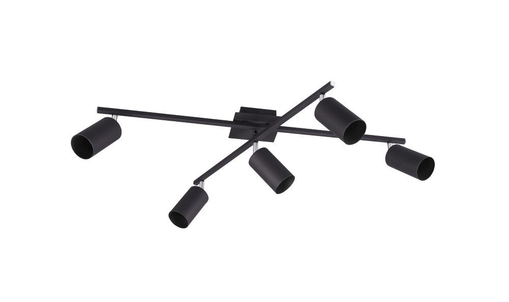 Ceiling light Marley 5-light matt black Trio 4017807411621