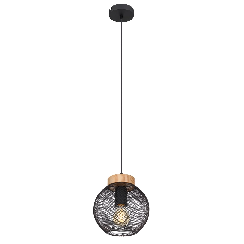 Pendant lamp Pablo Black Mesh