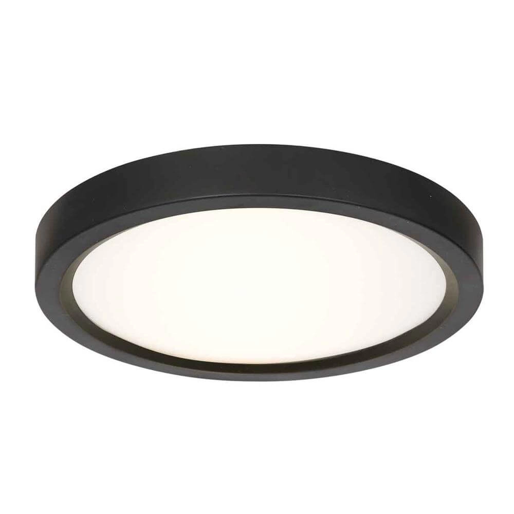 Black ceiling lamp Walcie Ø 30cm