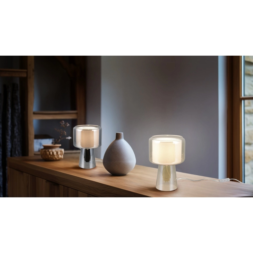 Design table lamp Rocka chromium Trio 4017807662702