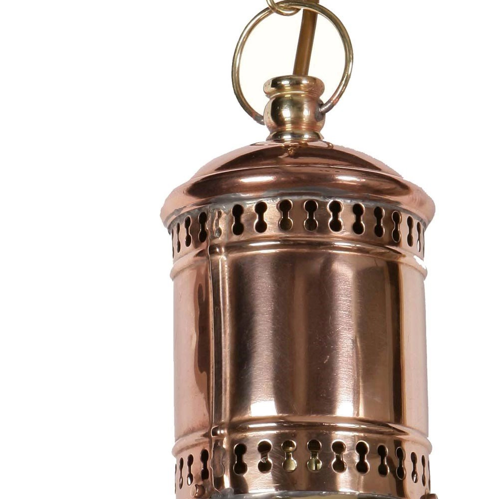 Industrial hanging lamp Freigther polished gold (pbul) Limehouse
