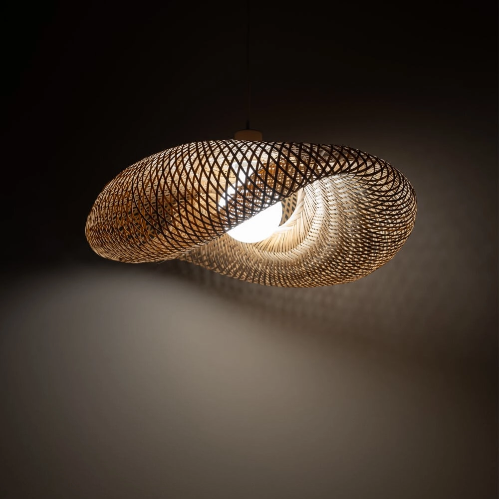 Pendant lamp Havana M rattan Ø 60cm Lyora 5903139113960