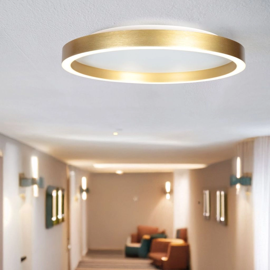 Design ceiling lamp Ringlux gold Ø 40cm Steinhauer 8712746180923
