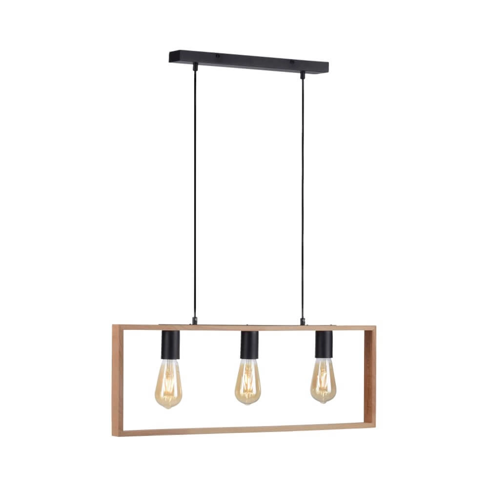 Country Pendant Lamp Franky 3-light