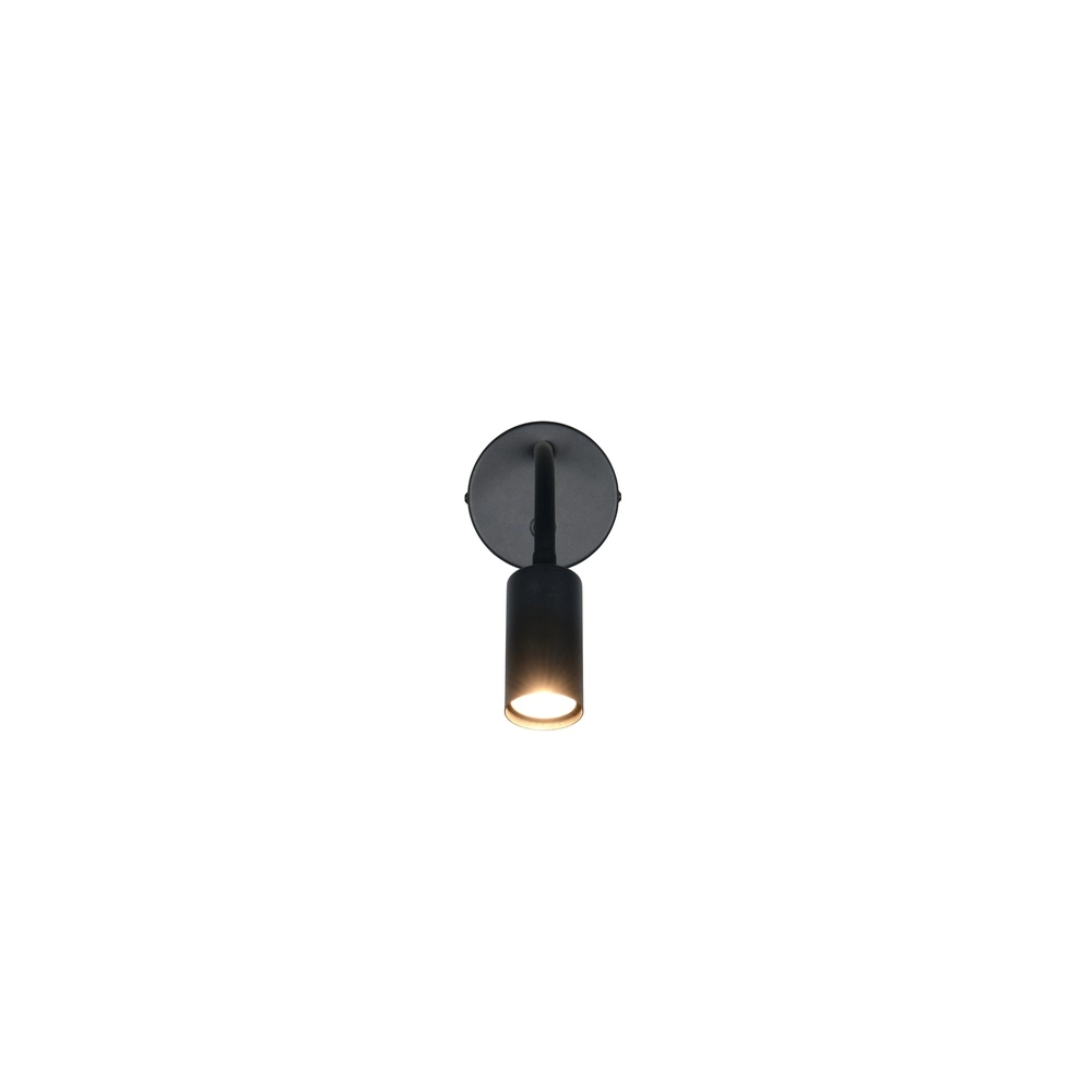 Wall light Taryn Black with switch Trio 4017807685671