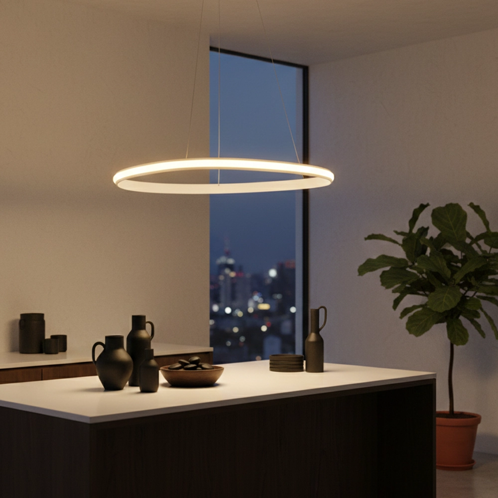 Design pendant lamp Aries black Ø 74cm