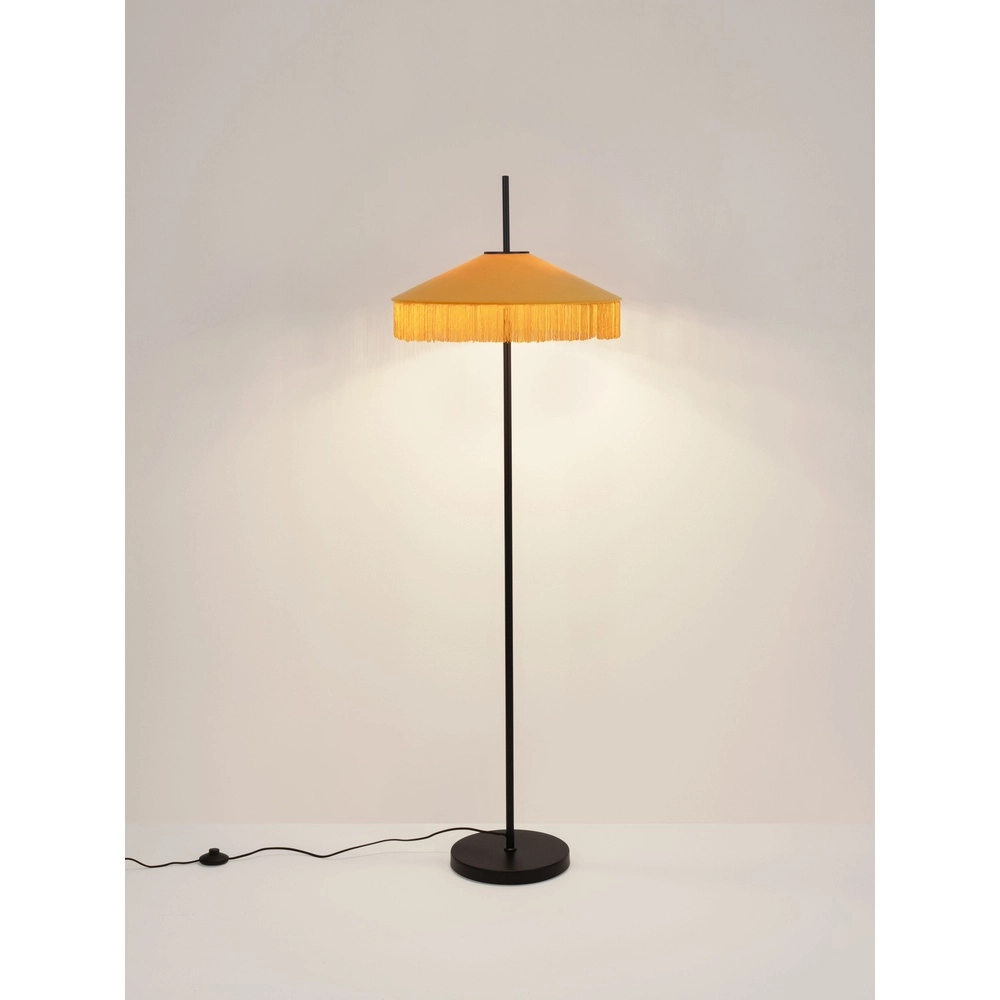 Tiffany Floor Lamp Velvy yellow Lyora 5212017493811