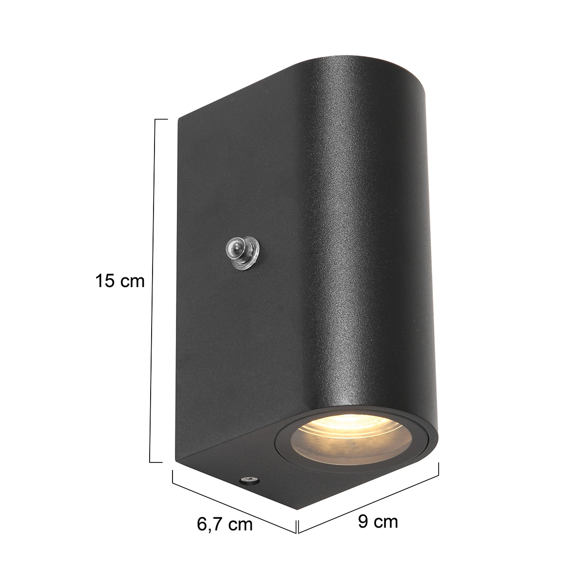 Up-down light sensor Dicron 15cm-black Steinhauer 8712746133219