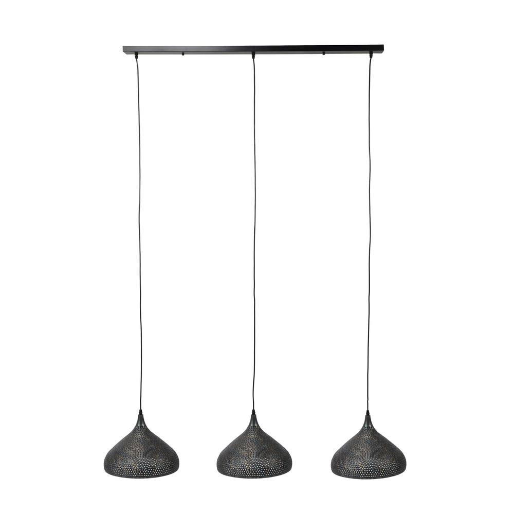 Hole pendant lamp Punch 3x E27 Lyora 8716803512825